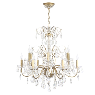 Люстру ODELIS SP12 GOLD ★ Crystal Lux — купить в интернет магазине ЛЮСТРАВИК☀