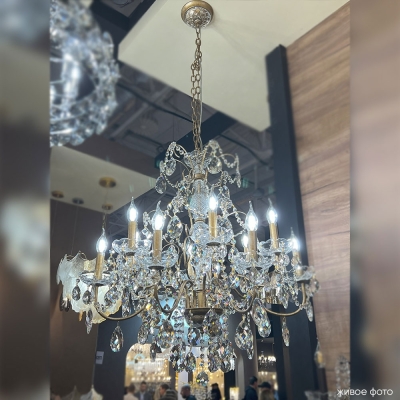 Люстру ODELIS SP12 GOLD ★ Crystal Lux — купить в интернет магазине ЛЮСТРАВИК☀