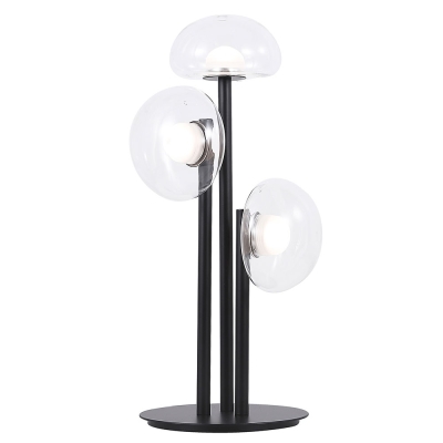 Настольную Лампу BOSQUE LG3 BLACK/TRANSPARENT ★ Crystal Lux — купить в интернет магазине ЛЮСТРАВИК☀