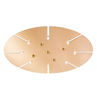 Потолочная База Потолочная база D600-8 BRASS ★ Crystal Lux — купить в интернет магазине ЛЮСТРАВИК☀