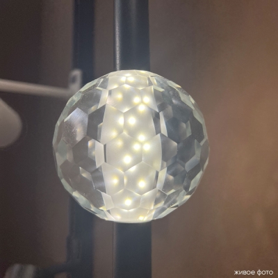 Светильник ELVIRA SP8W LED 4000K BLACK ★ Crystal Lux — купить в интернет магазине ЛЮСТРАВИК☀