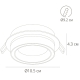 Светильник A4513PL-1WH ★ Arte lamp — купить в интернет магазине ЛЮСТРАВИК☀
