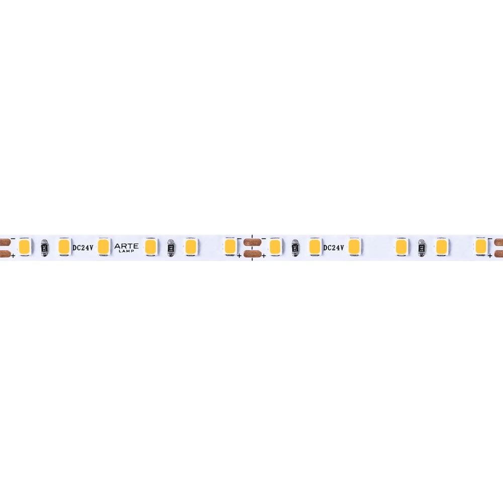 5М. Светодиодная Лента Теплого Цвета 3000К, 9,6W, 24V, Ip20 A2412005-01-3K ★ Arte lamp — купить в интернет магазине ЛЮСТРАВИК☀