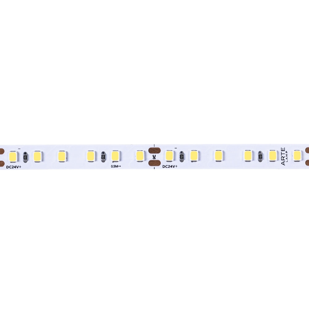 5М. Светодиодная Лента Холодного Цвета 6000К, 9,6W, 24V, Ip20 A2412008-03-6K ★ Arte lamp — купить в интернет магазине ЛЮСТРАВИК☀