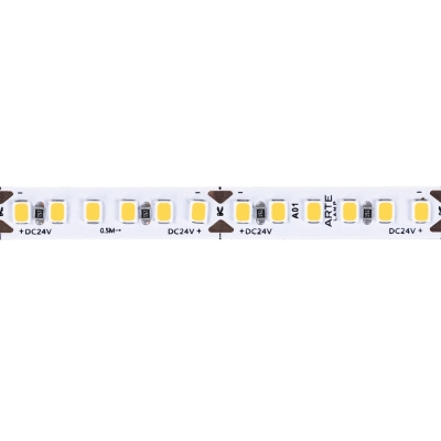 5М. Светодиодная Лента Теплого Цвета 3000К, 14,4W, 24V, Ip20 A2418008-01-3K ★ Arte lamp — купить в интернет магазине ЛЮСТРАВИК☀