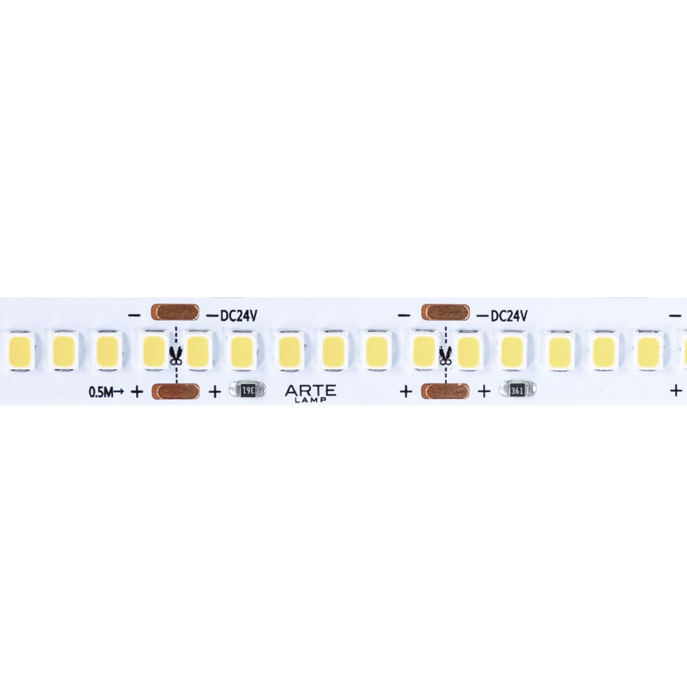 5М. Светодиодная Лента Холодного Цвета 6000К, 19,2W, 24V, Ip20 A2424010-03-6K ★ Arte lamp — купить в интернет магазине ЛЮСТРАВИК