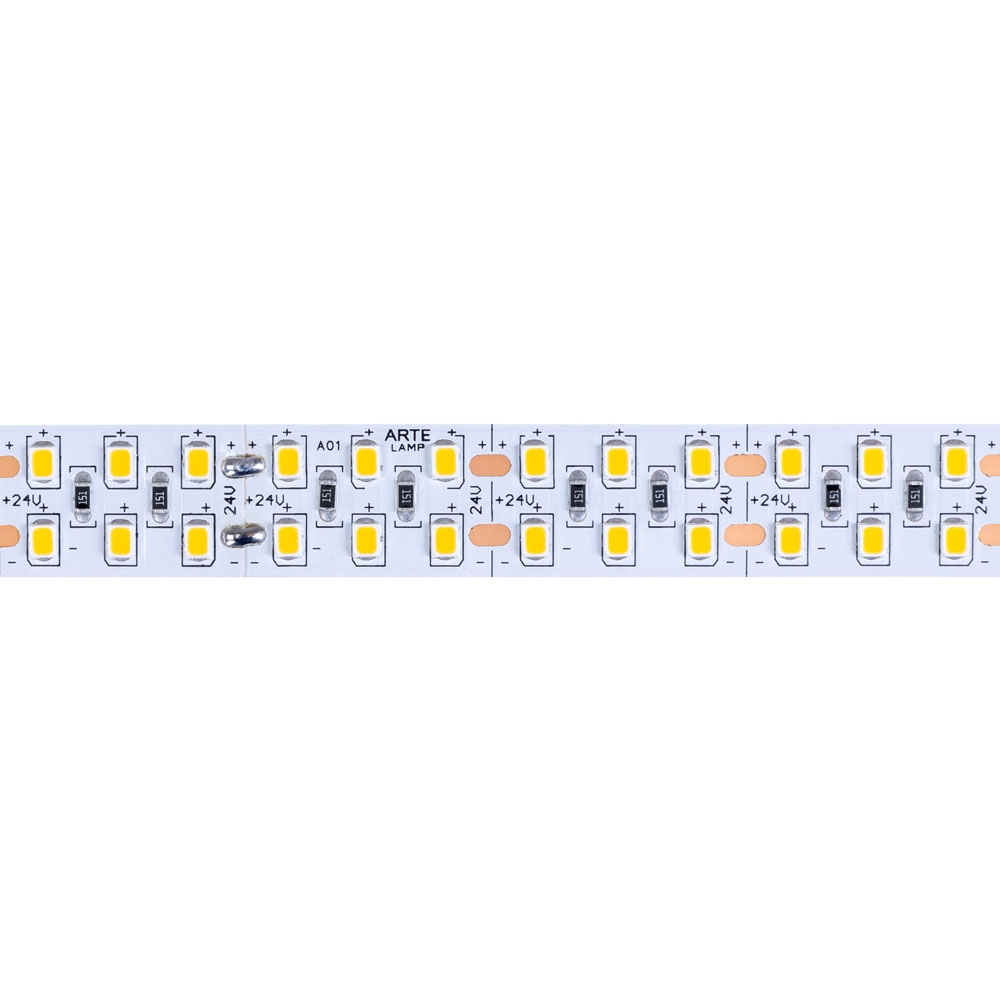 5М. Светодиодная Лента Теплого Цвета 3000К, 20W, 24V, Ip20 A2424015-01-3K ★ Arte lamp — купить в интернет магазине ЛЮСТРАВИК☀