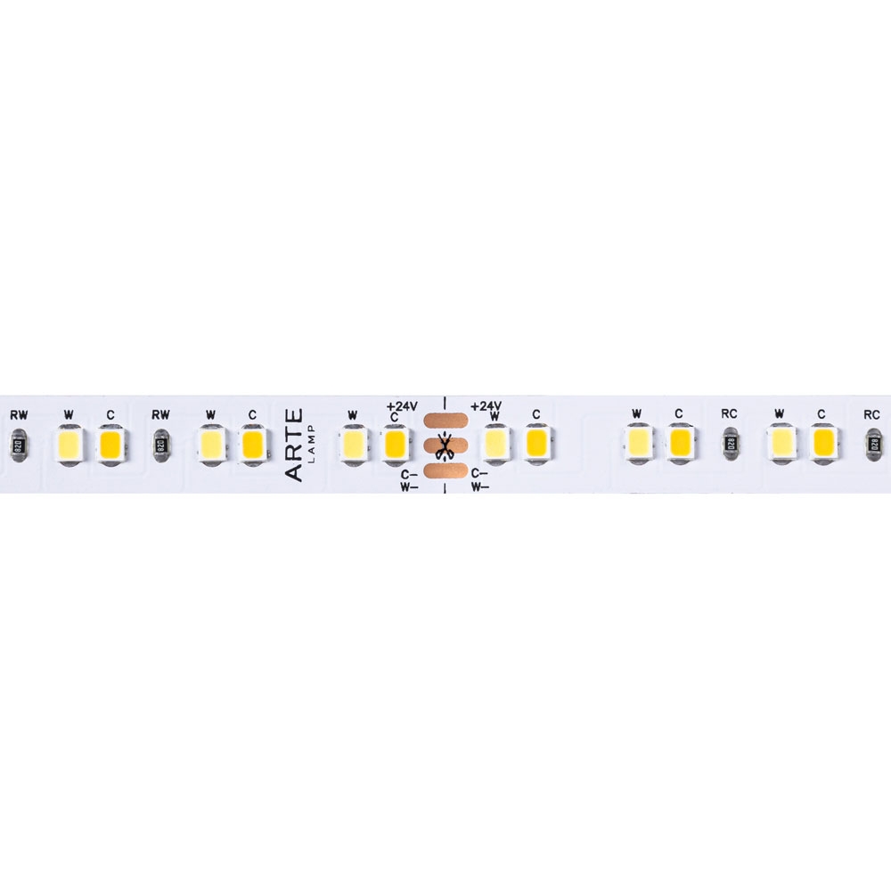 5М. Светодиодная Лента 2700-6000К, 12W, 24V, Ip20 A2414010-01-mix ★ Arte lamp — купить в интернет магазине ЛЮСТРАВИК☀