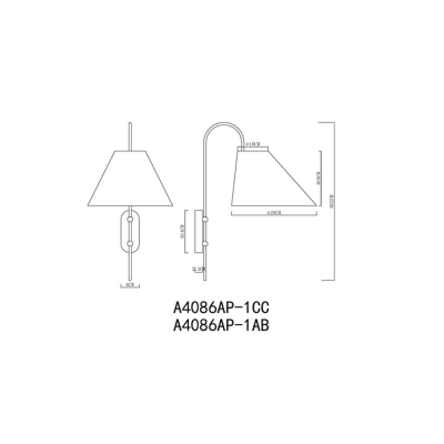 Бра A4086AP-1CC ★ Arte lamp — купить в интернет магазине ЛЮСТРАВИК☀