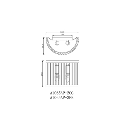 Светильник A1065AP-2PB ★ Arte lamp — купить в интернет магазине ЛЮСТРАВИК☀