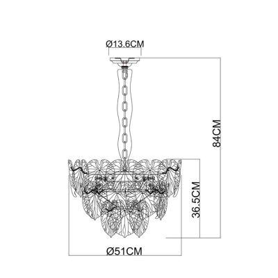 Люстру A4078LM-6CC ★ Arte lamp — купить в интернет магазине ЛЮСТРАВИК☀