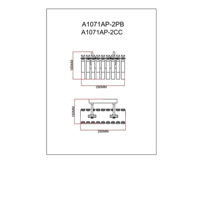 Светильник A1071AP-2CC ★ Arte lamp — купить в интернет магазине ЛЮСТРАВИК☀