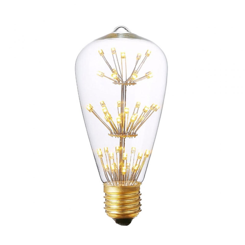 Ретро Лампа E27 3W Edison Bulb ST64-47LED ★ LOFT IT — купить в интернет магазине ЛЮСТРАВИК☀