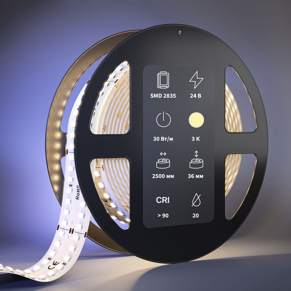 Широкая Светодиодная Лента 201117 ★ Led Strip — купить в интернет магазине ЛЮСТРАВИК☀