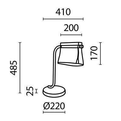 Светильник MOD170TL-L8BS3K ★ Maytoni — купить в интернет магазине ЛЮСТРАВИК☀