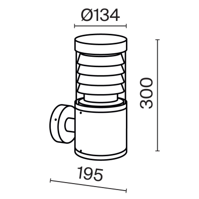 Бра O439WL-L12GF3K ★ Outdoor — купить в интернет магазине ЛЮСТРАВИК☀