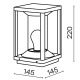 Светильник O452FL-01GF ★ Outdoor — купить в интернет магазине ЛЮСТРАВИК☀