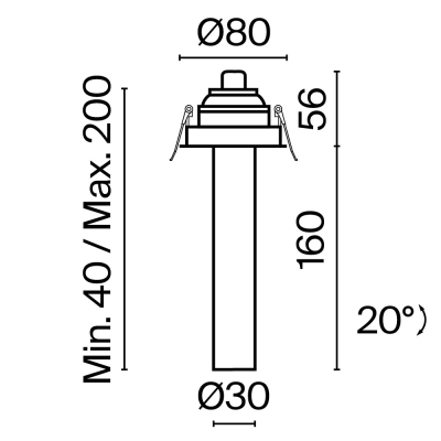 Светильник C140RS-L200-7W3K-W ★ Technical — купить в интернет магазине ЛЮСТРАВИК☀