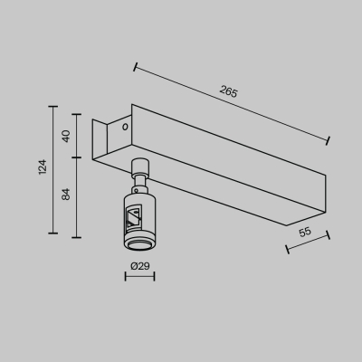 Комплектующие Для Трековой Системы TRA156C-BB1-B ★ Technical — купить в интернет магазине ЛЮСТРАВИК☀