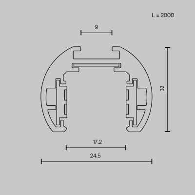 Подвес TRXM034-R-412B ★ Technical — купить в интернет магазине ЛЮСТРАВИК☀