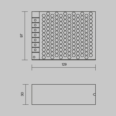 Блок Питания PSL006-150W-48V-IP20 ★ Technical — купить в интернет магазине ЛЮСТРАВИК☀