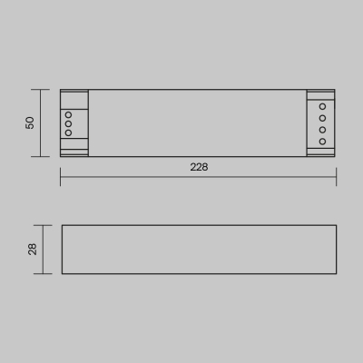Блок Питания PSL007-200W-48V-IP20 ★ Technical — купить в интернет магазине ЛЮСТРАВИК☀