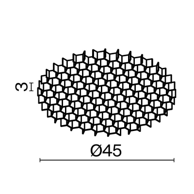 Светильник HoneyComb-D45 ★ Technical — купить в интернет магазине ЛЮСТРАВИК☀