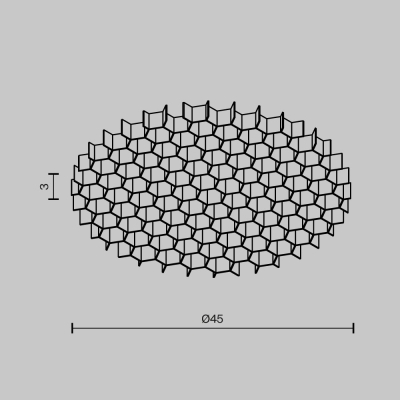 Светильник HoneyComb-D45 ★ Technical — купить в интернет магазине ЛЮСТРАВИК☀