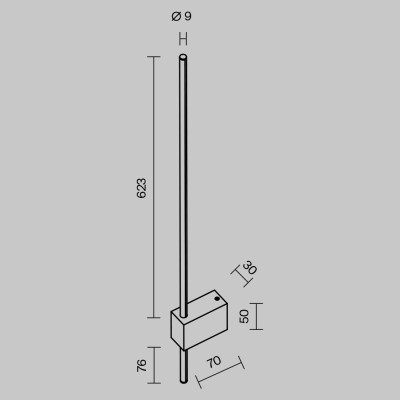 Бра C070WL-L6W3K ★ Technical — купить в интернет магазине ЛЮСТРАВИК☀