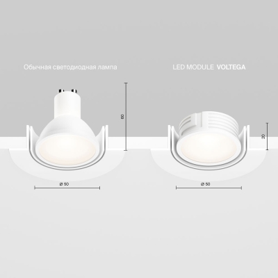 Led Модуль 7196 ★ Voltega — купить в интернет магазине ЛЮСТРАВИК☀
