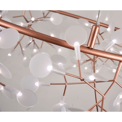 07521-162,33 Люстра Ветта Розовое Золото Led 81W 07521-162,33 ★ Kink Light — купить в интернет магазине ЛЮСТРАВИК☀