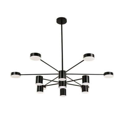 07649-13D,19 Люстра Димм.Мекли Черный Led 180W 07649-13D,19 ★ Kink Light — купить в интернет магазине ЛЮСТРАВИК☀