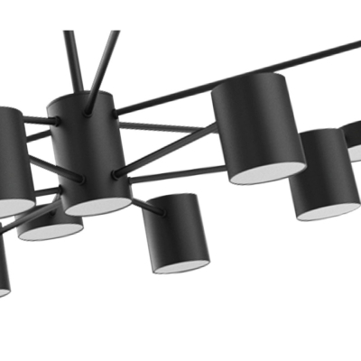 07649-13D,19 Люстра Димм.Мекли Черный Led 180W 07649-13D,19 ★ Kink Light — купить в интернет магазине ЛЮСТРАВИК☀