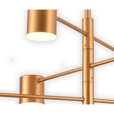07650-6,33(3000K) Люстра Мекли Мат.Золото Led 42W 07650-6,33(3000K) ★ Kink Light — купить в интернет магазине ЛЮСТРАВИК☀