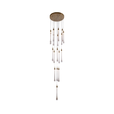 07860-18A,36 Люстра Каскадная Асмер Латунь Led 54W 07860-18A,36 ★ Kink Light — купить в интернет магазине ЛЮСТРАВИК☀
