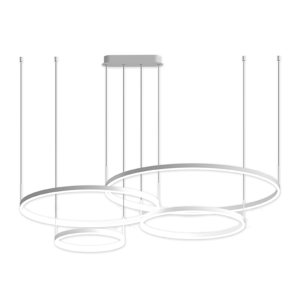 08204,01Pa(4000K) Подвес Димм. Тор Белый Led 174W 08204,01PA(4000K) ★ Kink Light — купить в интернет магазине ЛЮСТРАВИК☀