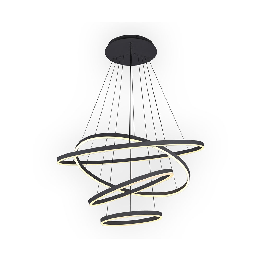 08204,19A(4000K) Подвес Димм. Тор Черный Led 174W 08204,19A(4000K) ★ Kink Light — купить в интернет магазине ЛЮСТРАВИК☀