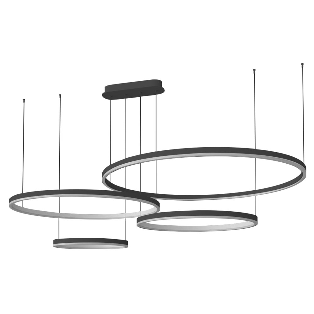 08204,19Pa(4000K) Подвес Димм. Тор Черный Led 174W 08204,19PA(4000K) ★ Kink Light — купить в интернет магазине ЛЮСТРАВИК☀