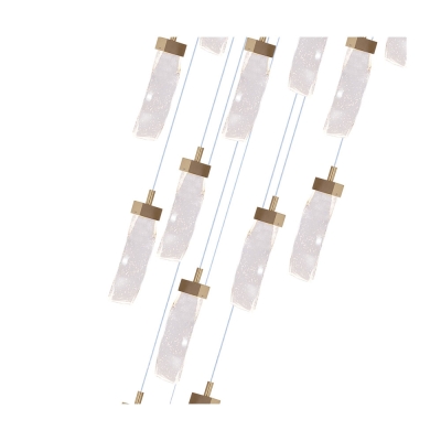 08511-15A,36 Люстра Каскадная Астен Латунь Led 90W 08511-15A,36 ★ Kink Light — купить в интернет магазине ЛЮСТРАВИК☀