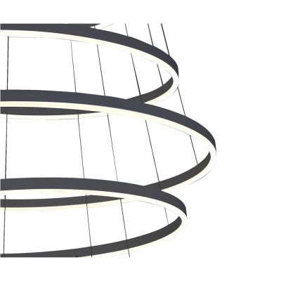 08537,19 Подвес Тор Черный Led 284W 08537,19(4000K) ★ Kink Light — купить в интернет магазине ЛЮСТРАВИК☀