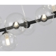 09408-10,19 Люстра Иона Черный G9 50W+Led 17W 09408-10,19 ★ Kink Light — купить в интернет магазине ЛЮСТРАВИК☀