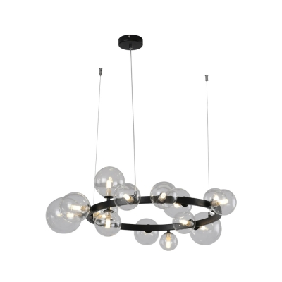 09408-15,19 Люстра Иона Черный G9 75W 09408-15,19 ★ Kink Light — купить в интернет магазине ЛЮСТРАВИК☀