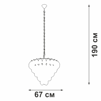 Люстру V5343-7/5+5+1 ★ Vitaluce — купить в интернет магазине ЛЮСТРАВИК☀