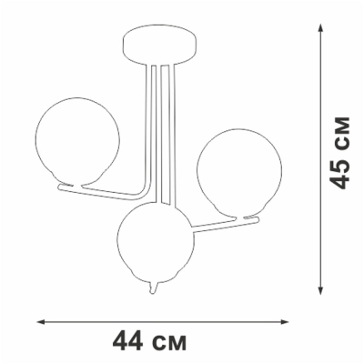 Люстру V4942-1/3PL ★ Vitaluce — купить в интернет магазине ЛЮСТРАВИК☀