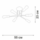 Люстру V3764-1/6PL ★ Vitaluce — купить в интернет магазине ЛЮСТРАВИК☀