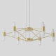 Люстру DOROTEA SP6 GOLD ★ Crystal Lux — купить в интернет магазине ЛЮСТРАВИК☀
