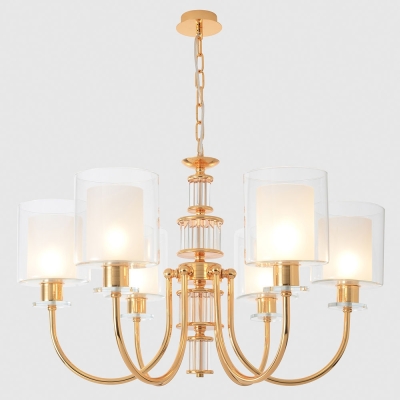 Люстру ELENA SP6 GOLD ★ Crystal Lux — купить в интернет магазине ЛЮСТРАВИК☀