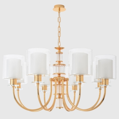 Люстру ELENA SP8 GOLD ★ Crystal Lux — купить в интернет магазине ЛЮСТРАВИК☀