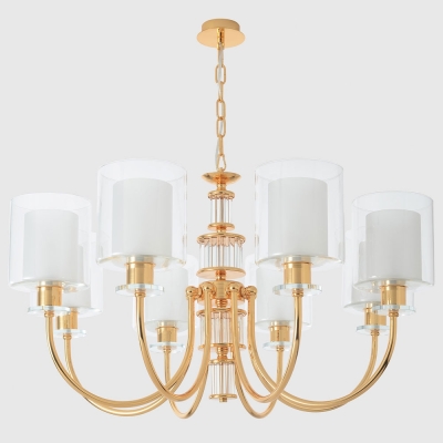 Люстру ELENA SP8 GOLD ★ Crystal Lux — купить в интернет магазине ЛЮСТРАВИК☀