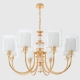 Люстру ELENA SP8 GOLD ★ Crystal Lux — купить в интернет магазине ЛЮСТРАВИК☀